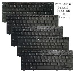 Keyboards New Portuguese/US/Russian/French/Brazil Keyboard For Dell Inspiron 5423 14z5423 14Z 3360 1618l 13Z5323 5323 Vostro 3360 V3360