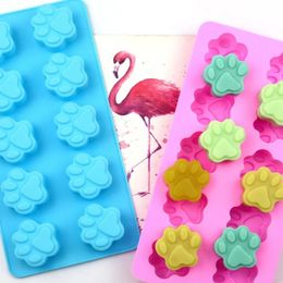 Hot new Lovely Dog Cat Paw Fondant Sugarcraft Cake Mold Chocolate Baking Mould Pudding Cookie Soap Molds Kitchen Tools