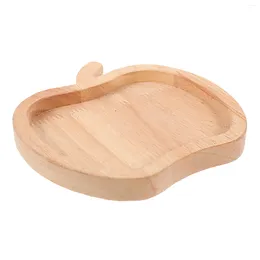 Plates Tray Wood Wooden Fruits Plate Modeling Kitchen Tableware Serving Multi-use Snack Multipurpose