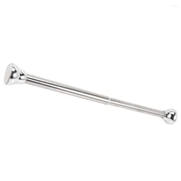 Shower Curtains Curtain Bar Pole Rod Tension No Drill Stainless Steel Home Accessory Without Drilling