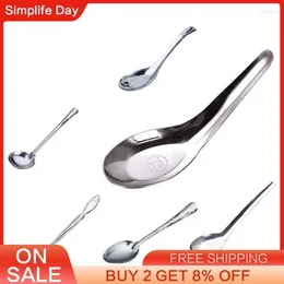 Spoons Cutlery Elegant Silverware Versatile Stainless Steel Spoon Buy Flatware Top-rated Dessert Rust Resistance