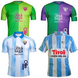 2024 CF Malaga Soccer Jerseys 23 24 men kids JUANPI Luis Munoz Febas ADRIAN Football Shirt Uniforms kit