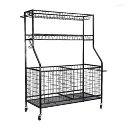 Kitchen Storage 36" W X 16.5" D 46" H Rolling Equipment Freestanding Shelf 150lb. Capacity Steel