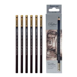 Pencils Marco Sketching Pencils White Black Brown Charcoal Pencils Professional Charcoal Pencil Highlight Sketch Pencil Art Supplies