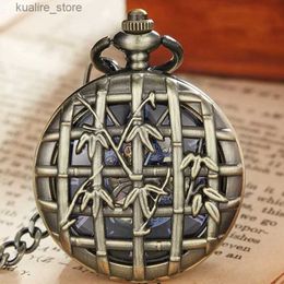 Pocket Watches Square Cross Strip Leaf Stainless Steel Vintage Pocket Skeleton Dial Hand Wind Mechanical Fob Chain Pendant Clock L240402