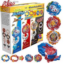 Spinning Top Laike BU Bey B-203 Ultimate Fusion DX Set 3-piece rotating top with custom starter box childrens toy set L240402