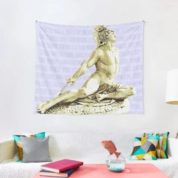 Tapestries I No Longer Fear The Razor Guarding My Heel (II) Tapestry Gamer Room Decoration Cute Decor