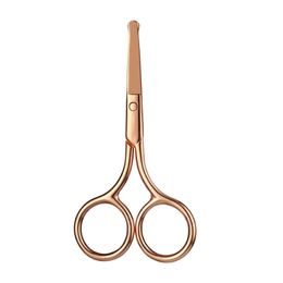 2024 1Pc Nose Scissors Beauty Products Makeup Tool Hair Remover Nail Cuticle Round Tip Scissors Safe Health Nose Hair Scissors Nose Scissors