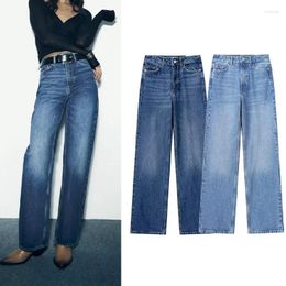 Women's Jeans 2024 High Waist Straight Jeans. Simple And Stylish Long Classic Versatile Comfortable Bottoms