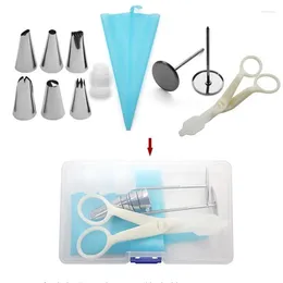 Baking Tools 12pcs/box Piping Pastry Nozzle Tips Stainless Steel Icing Bag And Convert For DIY Cake Decorating Tool