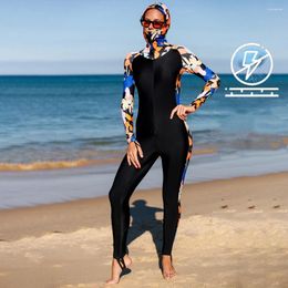 Women's Swimwear Women One Piece Professional WaterProof Outdoor Swim Divig Suit Hooded UV Protection UPF50 Surfing Sports Beach Paded Rash