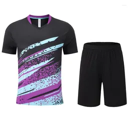 Men's Tracksuits Tracksuit Summer Fashion Print Sportswear Sets T-shirt Shorts Two-Piece Set Male Quick Dry Tennis Suit Sports Clothing