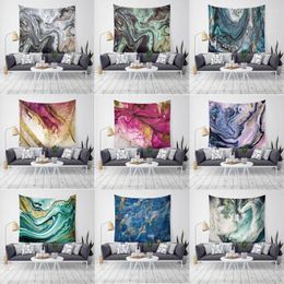 Tapestries Marble Texture Wall Carpet Tapestry Hanging Purple Pink Home Decor Dorm Headboard Living Nordic Decoration