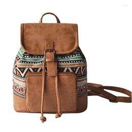 Backpack Women Printing Canvas School Bags For Teenagers Shoulder Bag Travel Rucksack Womens Backpacks