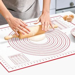 Baking Tools UNTIOR 1PCS Kneading Dough Mat Silicone Pizza Cake Maker Kitchen Cooking Grill Gadgets Bakeware