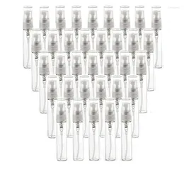 Storage Bottles 5PCS 2/3/5/7/10 Ml Empty Clear Mini Perfume Glass Bottle Mist Spray Sample Pen Contaier Small Perfumes Sprayer Vial