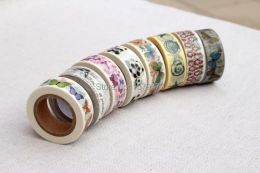 Tape Cute 100pcs Custom Printed Brand LOGO Make Washi Tapes Paper Sticky Adhesive Stickers Masking Tapes Kawaii Stationery