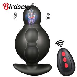 ENORME perle di espansione anale iABLE DILDO VIBRING CORSO PROGETTO SESSO POTENZIONI DEL REMOTO WIRELESS MASSATO MASSATO MASSAGER VIBRATORE