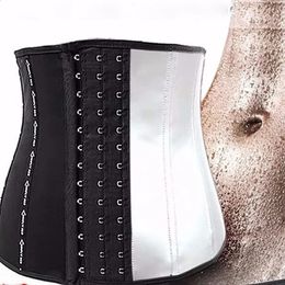 Sauna Sweat Belt Sweat To Lose Weight Woman Postpartum Waist Trainer Slimming Sheath Woman Flat Belly Fat Burning Girdle Woman 240323