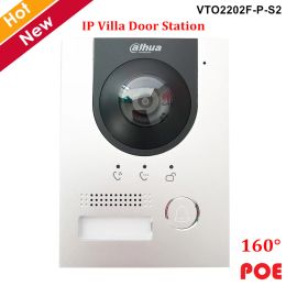 Kits Dahua IP Villa Door Station 2MP CMOS Camera Night Vision Voice indicator 160° Angle View Support POE Video Doorbell accessory