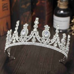 Wedding Hair Jewellery Bling Che Tiaras Crowns Wedding Hair Jewellery Crystal Wholesale Fashion Girls Evening Prom Party Dresses Accessories Headpieces L240402
