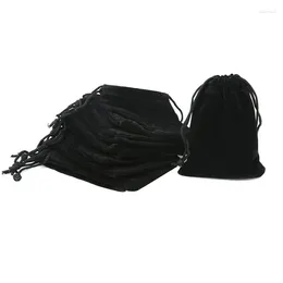 Gift Wrap 10 Pack 7X9cm Velvet Drawstring Bags For Christmas Wedding Cloth Jewellery Pouches