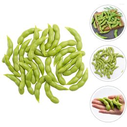 Decorative Flowers 30 Pcs Realistic Fake Vegetable Ornaments Artificial Prop Soybean Model Simulated Models Food Play Po Props