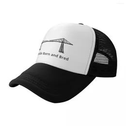Ball Caps Teesside And Bred - Transporter Bridge Baseball Cap Hat Luxury Hiking |-F-| Woman Men's