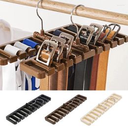 Hangers Ties Multifunction Closet Creative Waistbelt Clothes Racks Organizer Rack Rotating Storage Closets Home Scarf White Brown Black