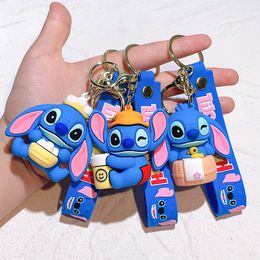 Fashion Cartoon Movie Character Keychain Rubber And Key Ring For Backpack Jewellery Keychain 083626
