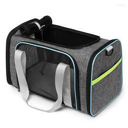 Cat Carriers Carrier Pet Outing Bag Portable Lightweight Dog Breathable Foldable Shoulder Handbag Cage