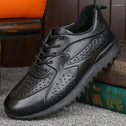 Casual Shoes 2024 Sneakers Man Genuine Leather Walking Men Mesh Comfort Ventilate Male Footwear