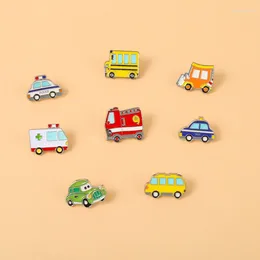 Brooches Automobile Series Ambulance Car Enamel Pins Clothing Backpack Lapel Badges Jewellery Accessories For Unisex Gift