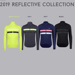 Men's T-Shirts 2024 New arrive Winter Rctive Thermal fece Cycling Jersey long seve clothing road bicyc shirt H240407