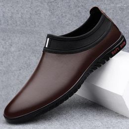 Casual Shoes Men Sneakers Genuine Leather Mens Fashion Male Designer Moccasins Size 37-46