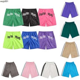 Mens Shorts Designer Palm Short Letter Strip Webbing Casual Clothes Summer Beach Clothing