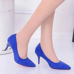 Women Shoes Pointed Toe Pumps Patent Leather Dress Red 8CM High Heels Boat Shadow Wedding for 240329