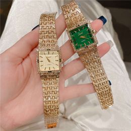 Cacaxi Hot Selling Square Women's Live New Fashion Green Diamond Watch A247