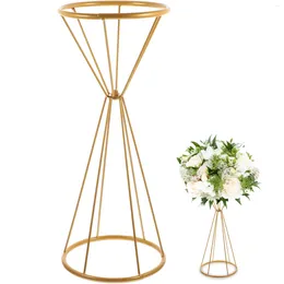 Vases Flower Stand Openwork Metal Vase Dining Table Decor Decorative Hollow Iron Prime Holder