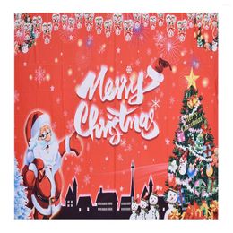 Tapestries Hanging Carpet Lightweight Soft Texture Santa Claus Pattern Tapestry Bright Colours For Living Room Theme Party Bedroom