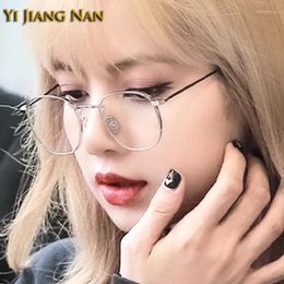 Sunglasses Frames Women Pure Titanium 9 G Ultra Light Weight IP Plated Optical Eyewear Prescription Glasses Frame For Men Eyeglasses