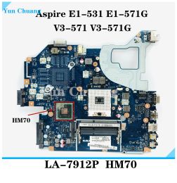 Motherboard Q5WVH LA7912P For Acer Aspire E1571G V3571G E1531 Laptop Motherboard NBC1F11001 HM70/HM76 DDR3100%tested