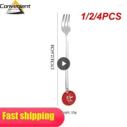 Coffee Scoops 1/2/4PCS High Quality Material Spoon Fork Elegant Durable Fashionable Stainless Steel Kitchen Utensils