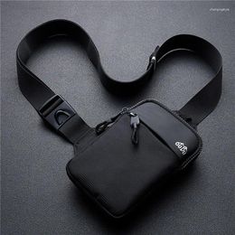 Waist Bags Casual Men Shoulder Chest Bag Nylon Waterproof Outdoor Sport Running Cycling Belt Large Capacity Travel Phone Pouch