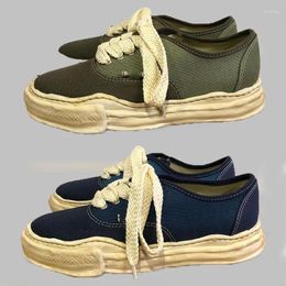 Casual Shoes 22ss MMY Men Sneakers Summer Women Solid Colour Canvas Low-top Skate Vintage Melting Style