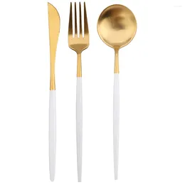 Forks Dinnerware Kit Flatware Fork Spoon Tableware Eating Utensils Steak Stainless Steel Cutlery