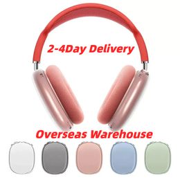 For Airpods Max Headphone Cushions Accessories Solid Silicone High Custom Waterproof Protective plastic Airpod maxs Headset Travel Case