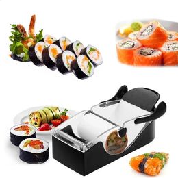 Sushi roll Magic Rice Mold Maker Roller Machine DIY Bento Vegetable Meat Rolling Tool Kitchen Gadget Accessories 240328