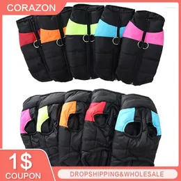 Dog Apparel Vest Cotton-padded Waterproof And Windproof Functional Charge Clothes Pet Fashion Ski Suit Easy To Carry Comfortable