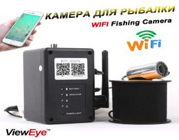 ViewEye New Visible WIFI Underwater Fishing Camera Waterproof Video Fish Finder IRWhite LED Fishcam Stainless Steel Sea Ocean8376221